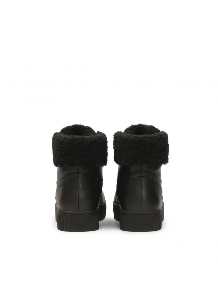 Kazar Lace-up Boots Insulated With Faux Fur
