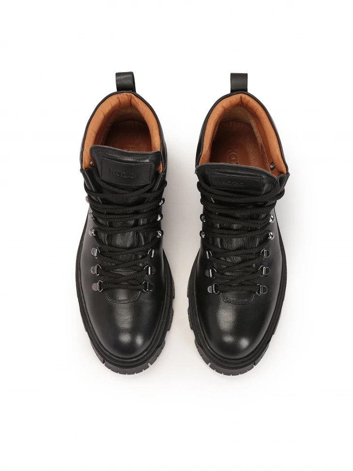 Kazar Lace-up Boots On A Treaded Sole