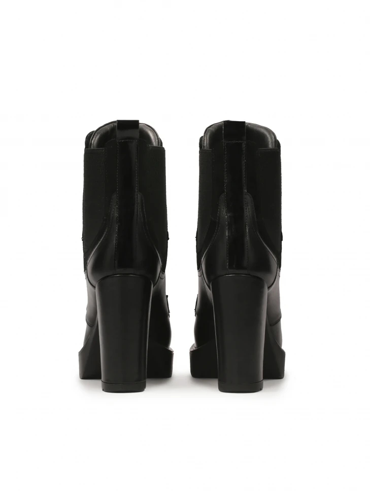 Kazar Lace-up Boots With Heel And Platform