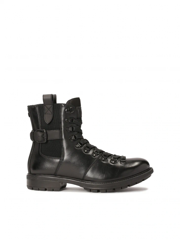 kazar Lace-up leather boots for men