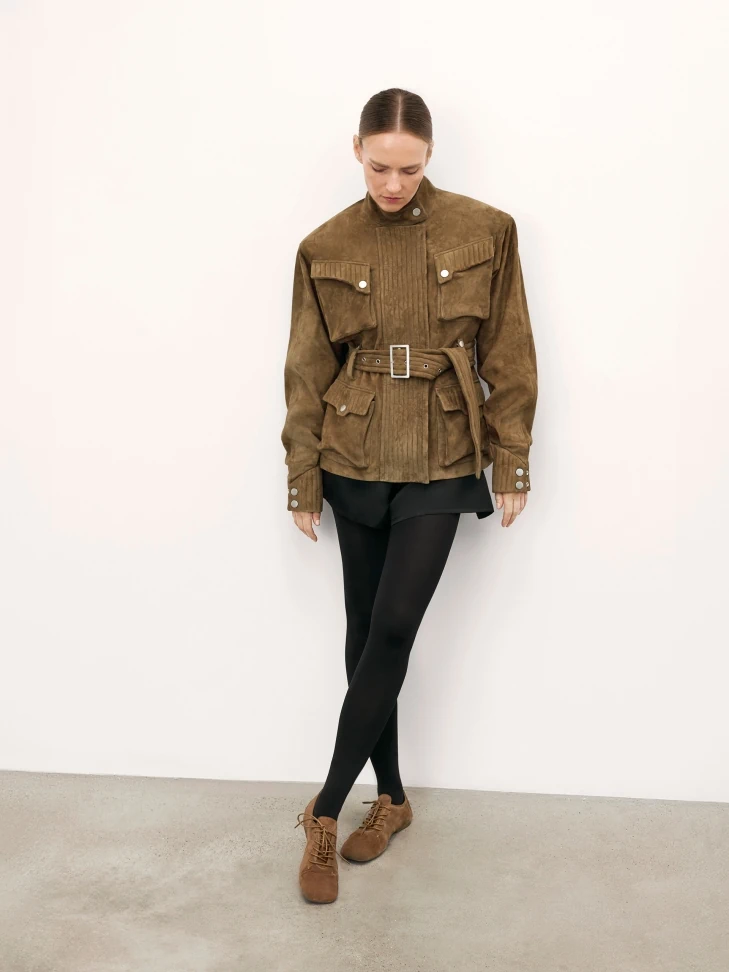 Kazar Lace-up Light Brown Suede Shoes