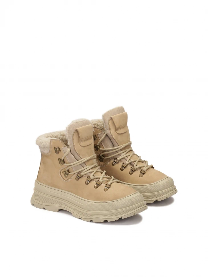 Kazar Lace-up Nubuck Boots