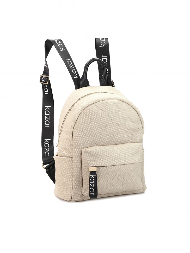 Kazar Ladies' Beige And Black Backpack