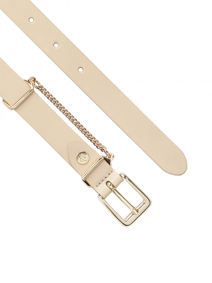 Kazar Ladies’ Beige Belt With A Chain