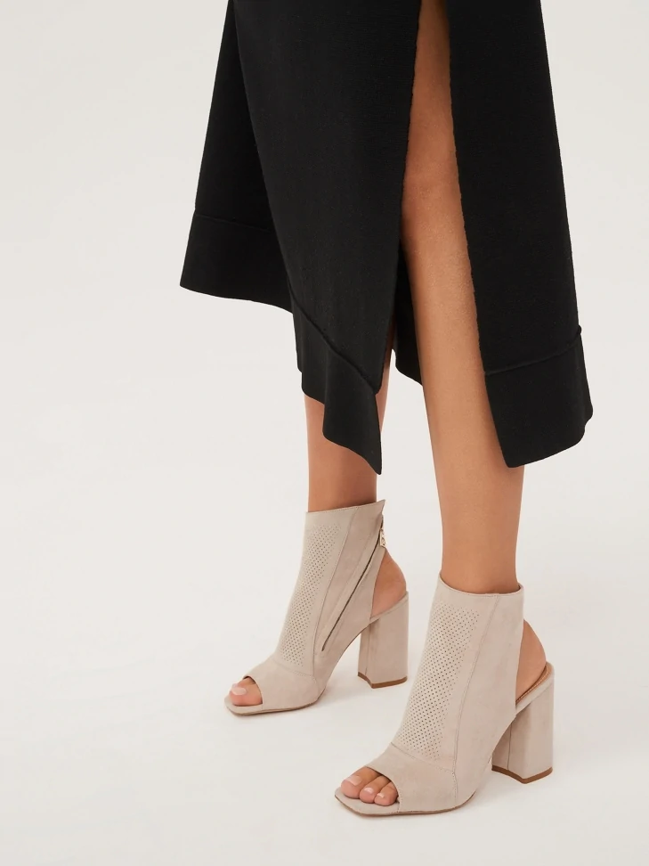 Kazar Ladies’ Beige Peep Toe Boots