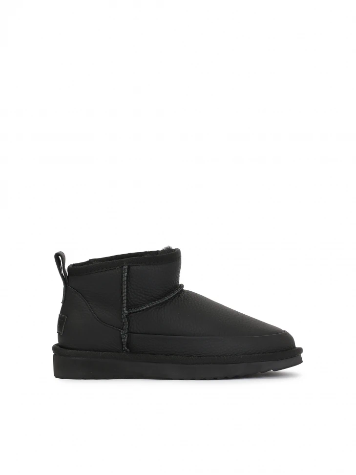 kazar Ladies’ black insulated leather snow boots