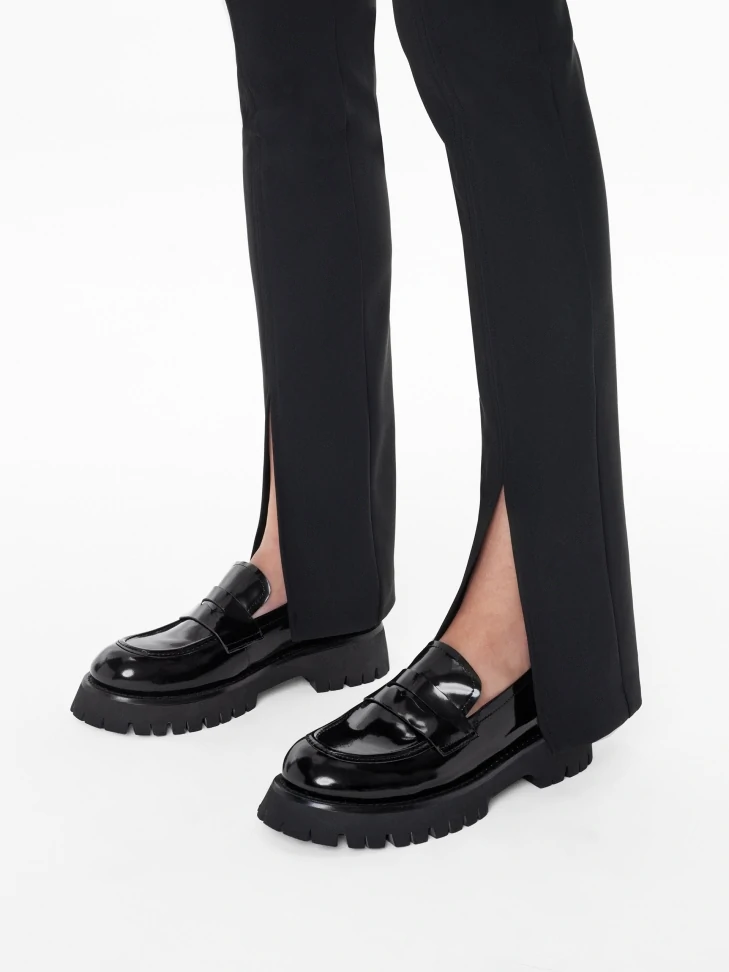 Kazar Ladies’ Black Leather Loafers