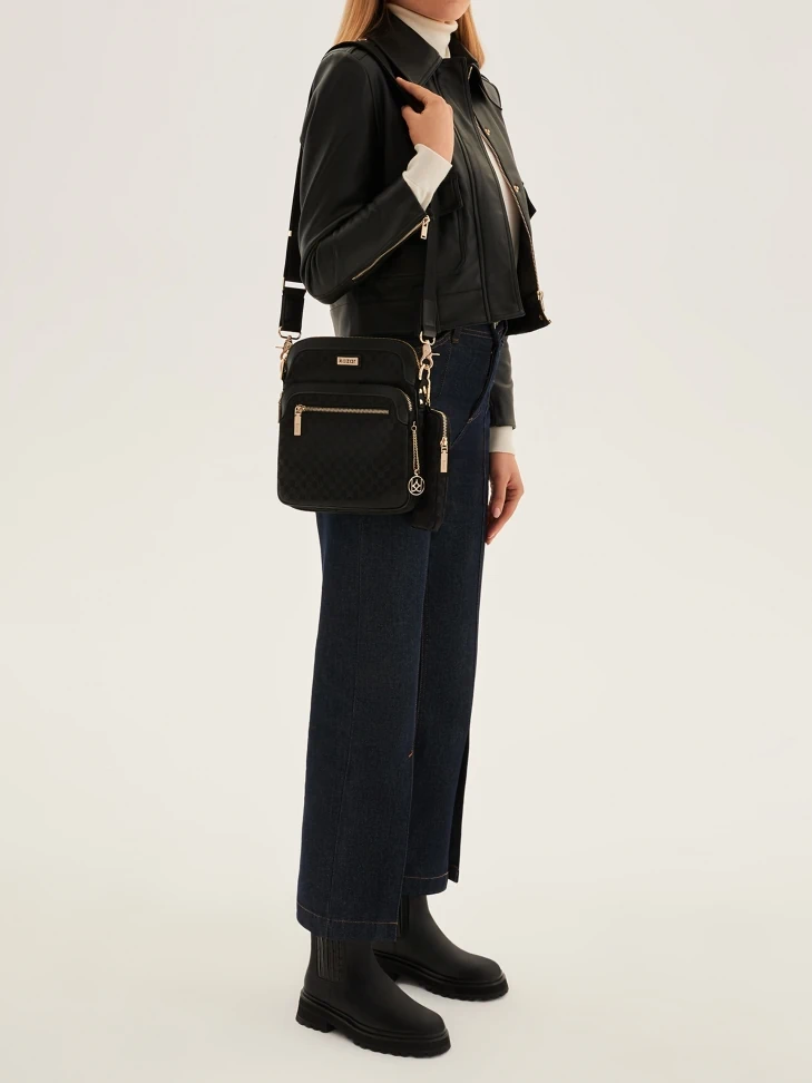 Kazar Ladies' Black Messenger Bag