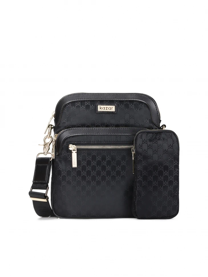 kazar Ladies' black messenger bag