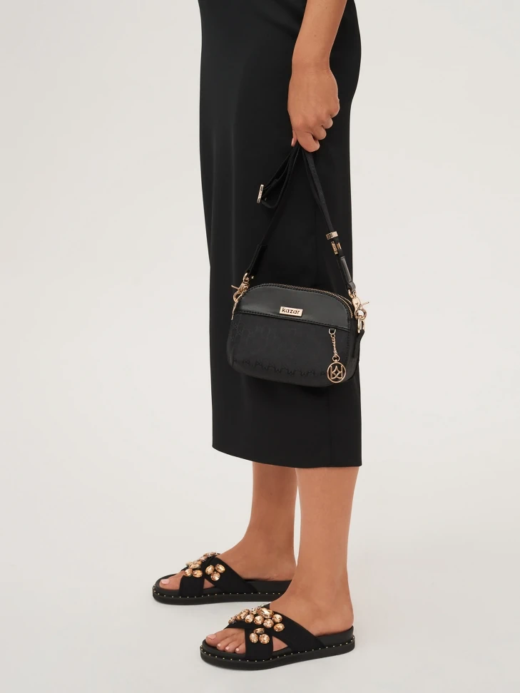 Kazar Ladies' Black Messenger Bag