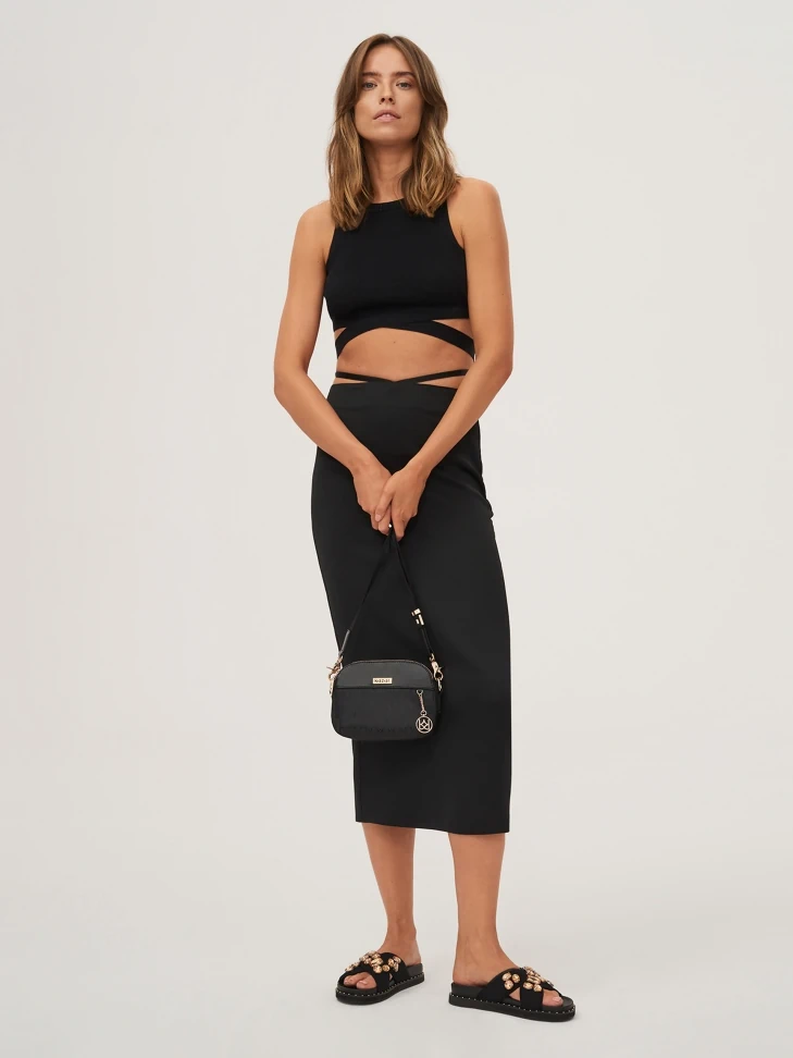 Kazar Ladies' Black Messenger Bag