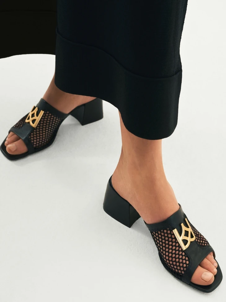 Kazar Ladies’ Black Mules