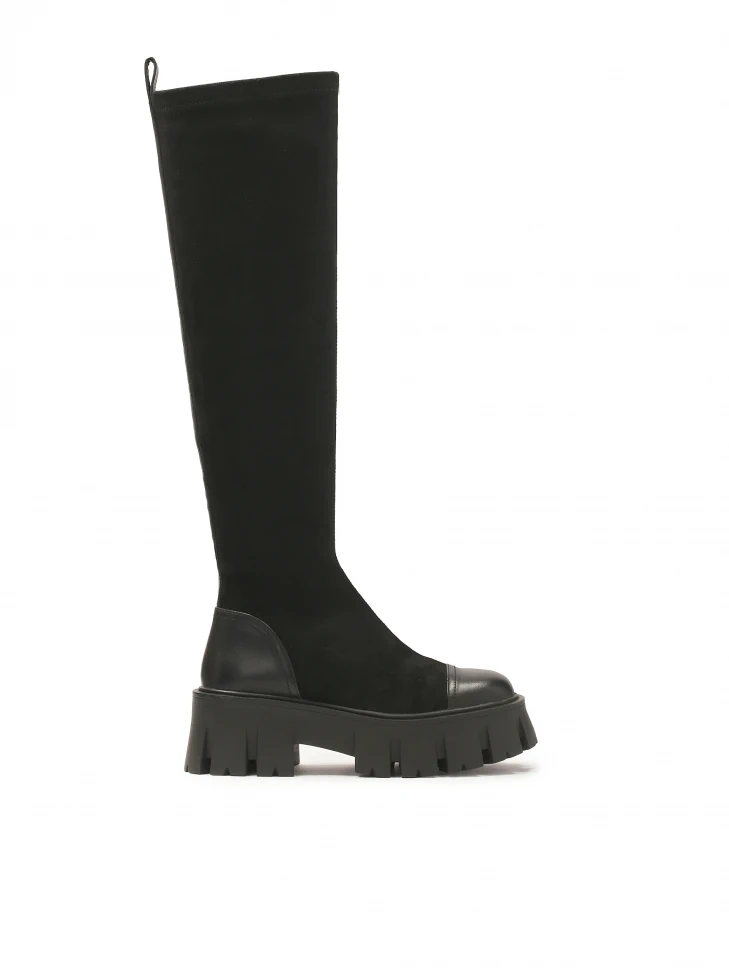 kazar Ladies' black over-the-knee boots