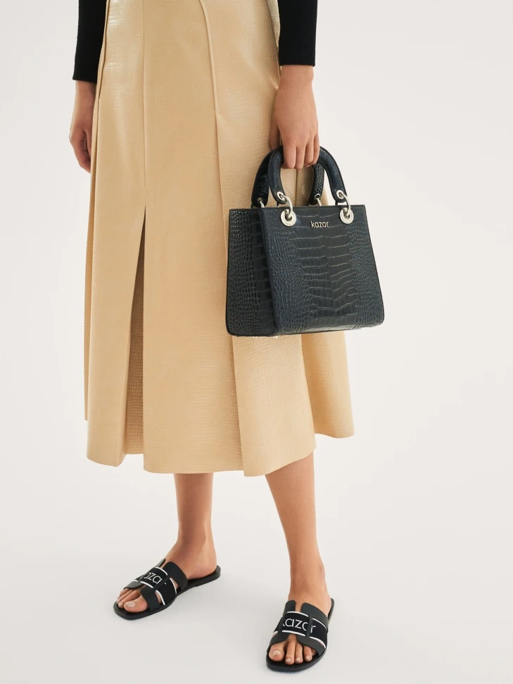 Kazar Ladies' Black Slides