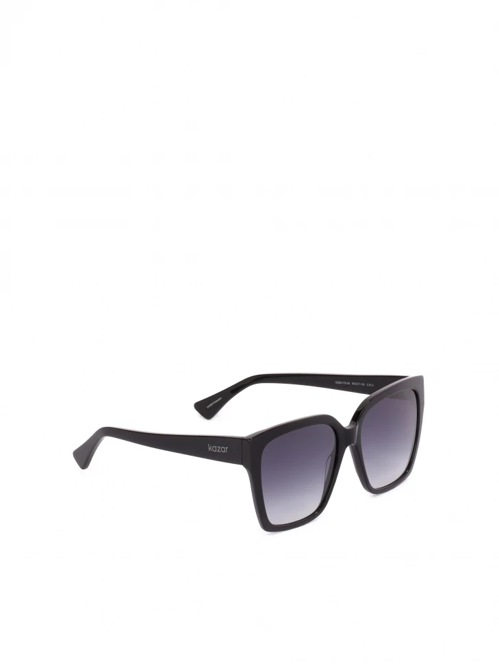 Kazar Ladies' Black Wayfarer Sunglasses