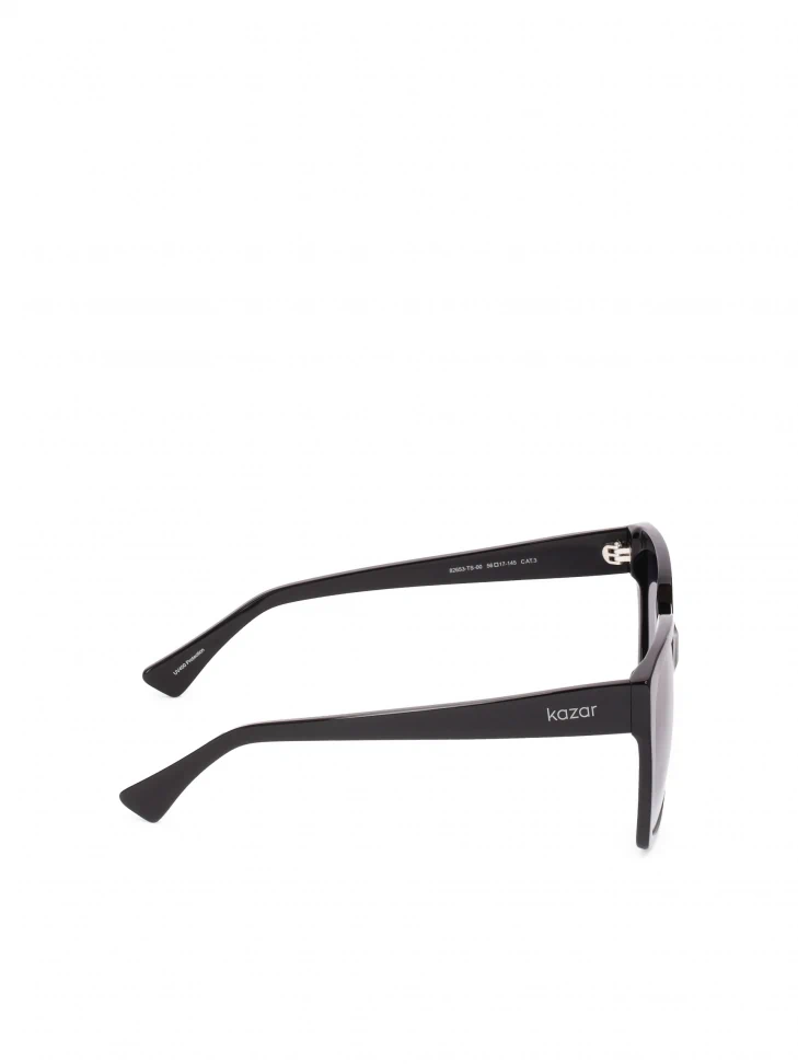 Kazar Ladies' Black Wayfarer Sunglasses