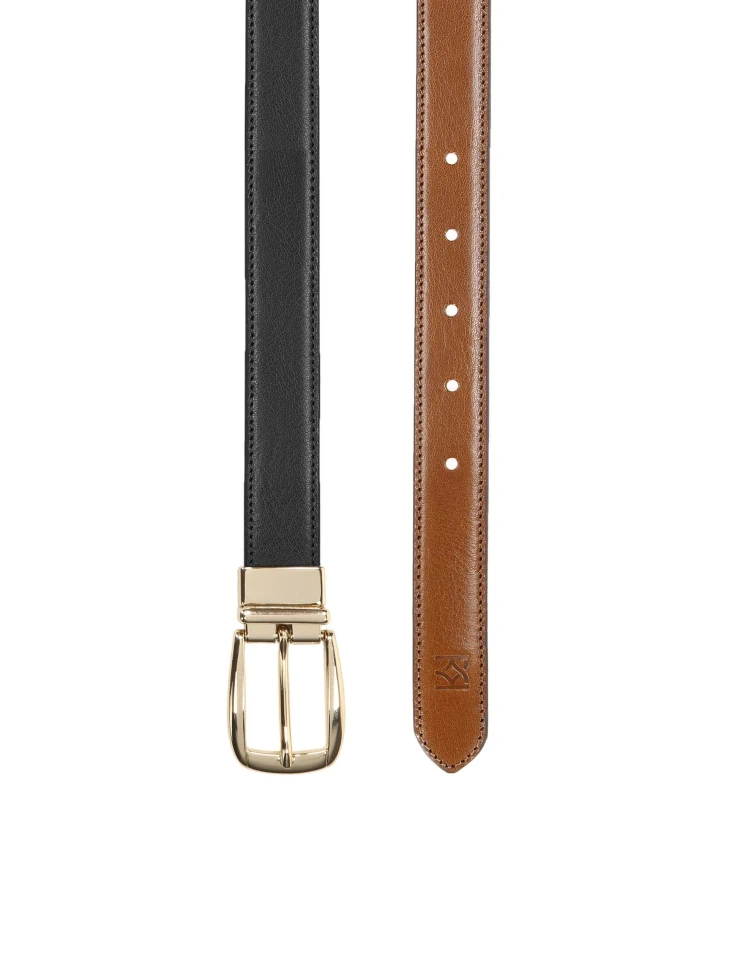 Kazar Ladies' Brown And Black Reversible Belt