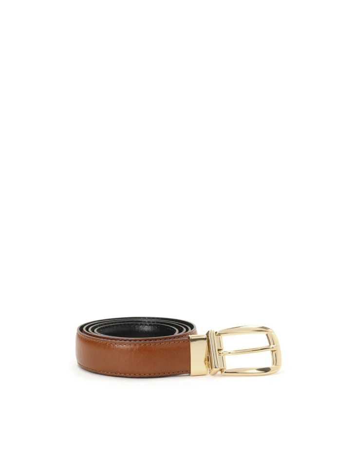 Kazar Ladies' Brown And Black Reversible Belt