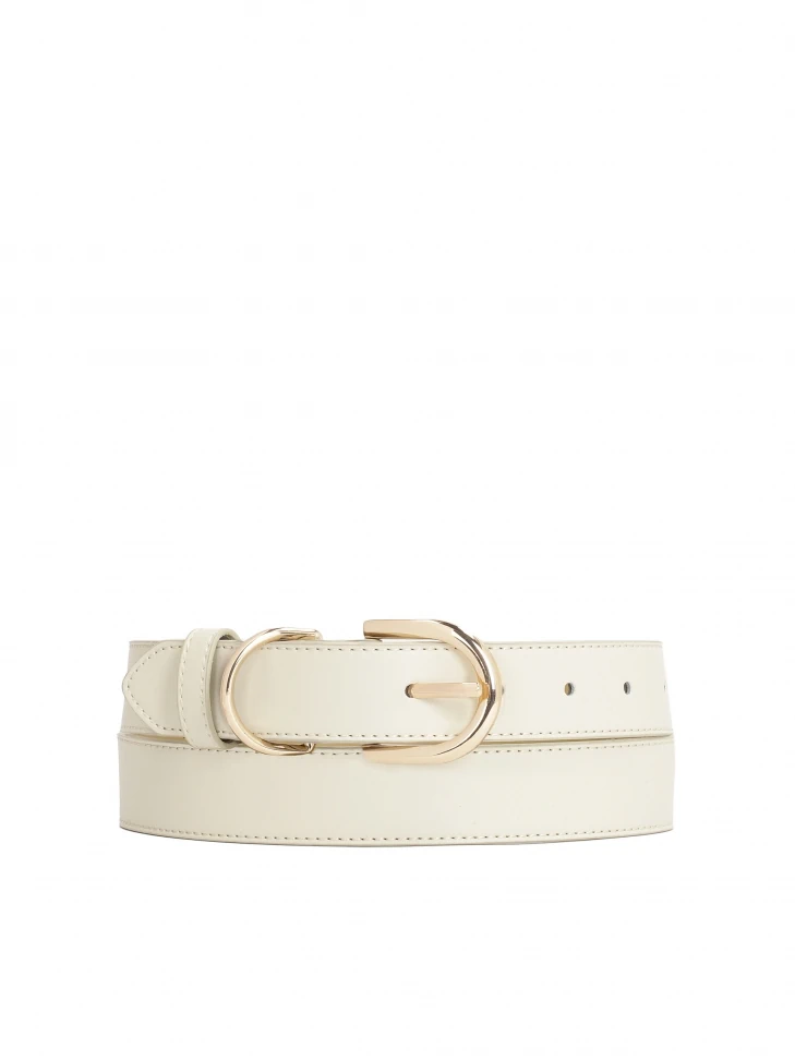 kazar Ladies' classic belt with rounded buckle