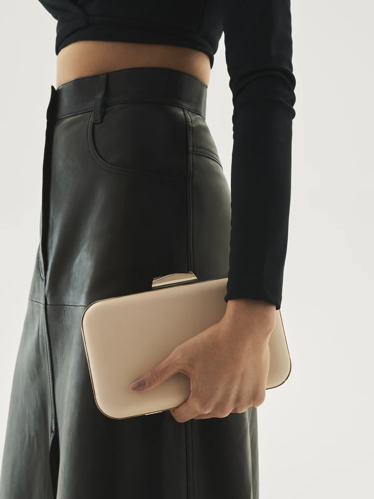 Kazar Ladies' Cream Clutch Bag