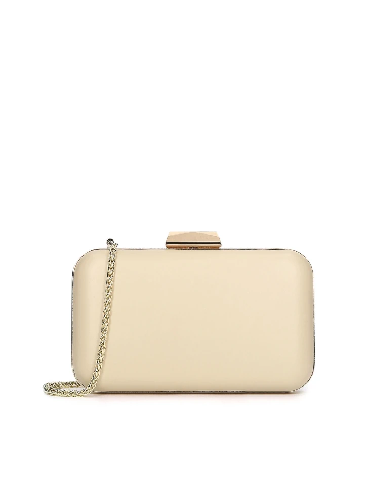 kazar Ladies' cream clutch bag