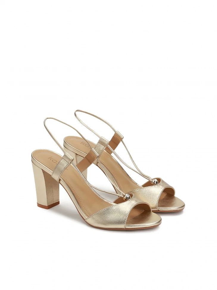 Kazar Ladies' Golden Sandals
