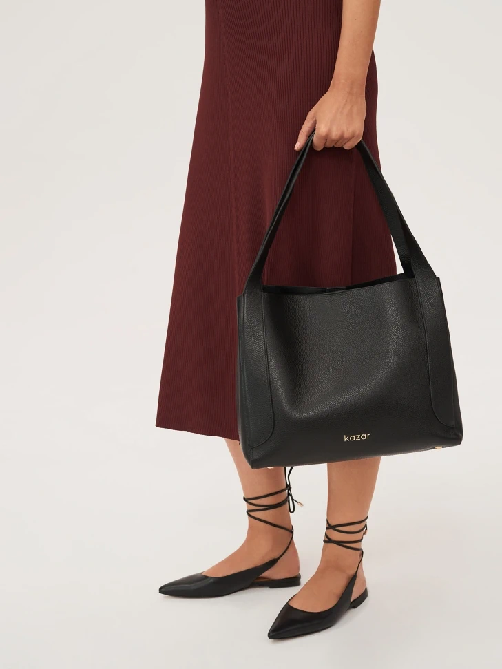 Kazar Ladies’ Leather Bag With A Unique Shape