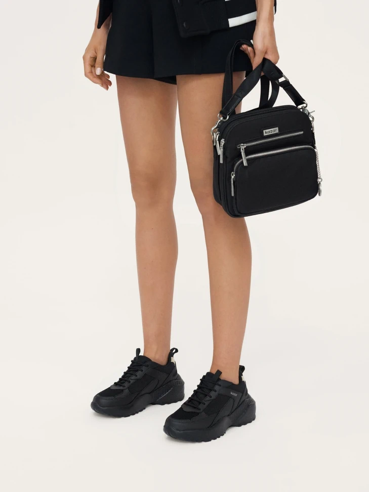 Kazar Ladies’ Leather Sneakers On A Thick Sole