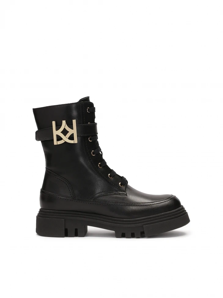 kazar Ladies’ military-style leather ankle boots