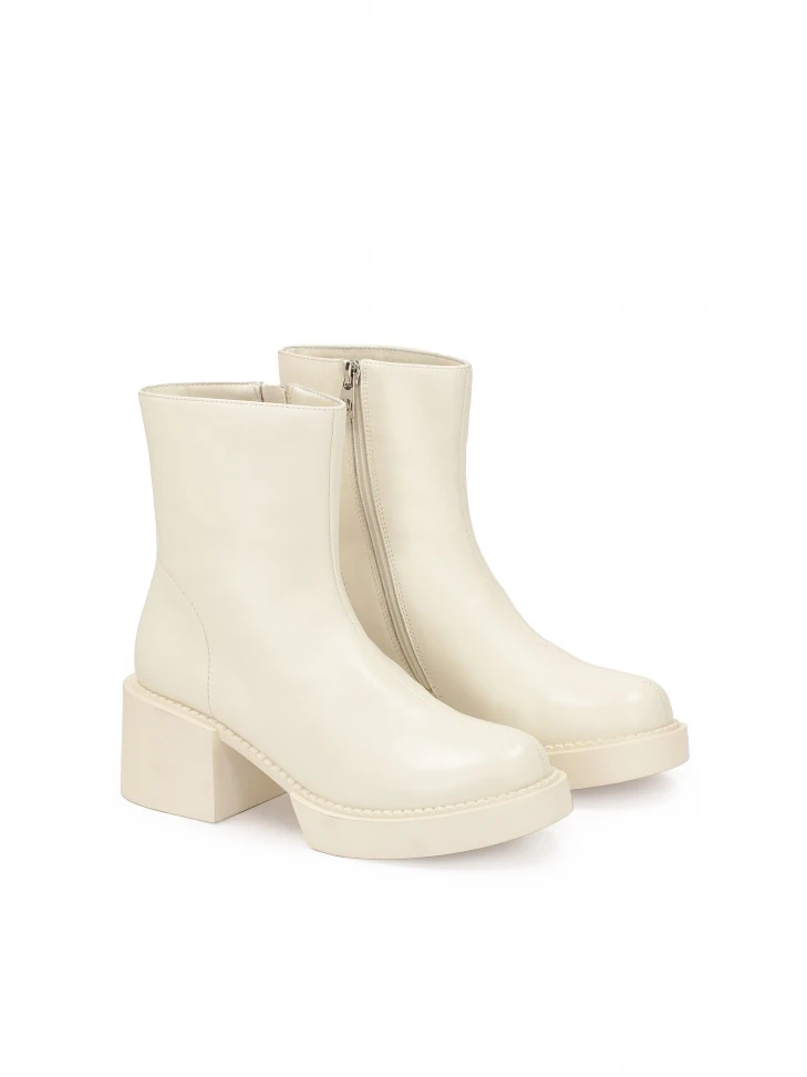 Kazar Ladies’ Off-white Booties