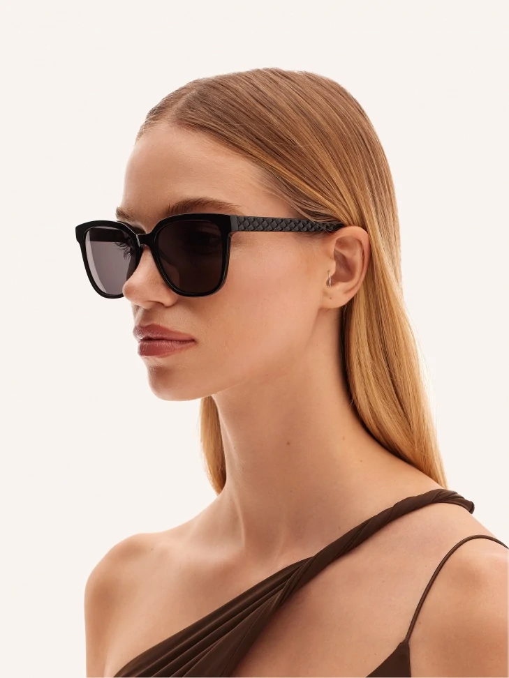 Kazar Ladies' Timeless Black Sunglasses