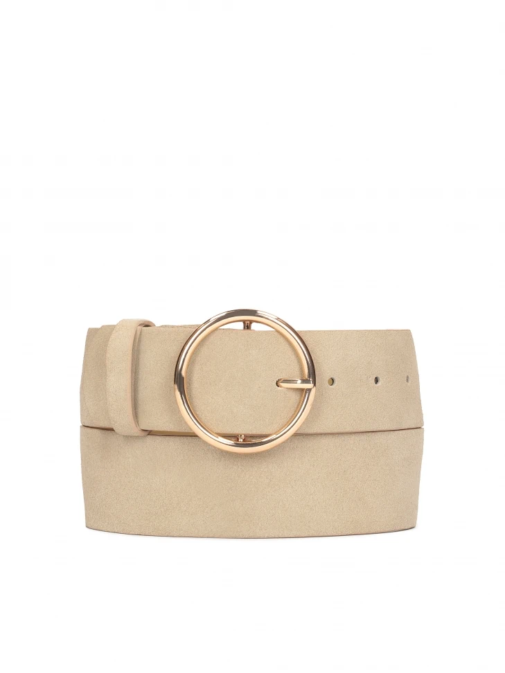 kazar Ladies’ trendy belt with round buckle
