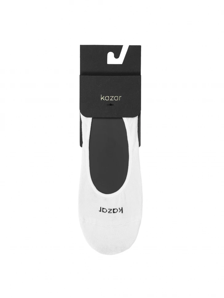 Kazar Ladies' White No-show Socks