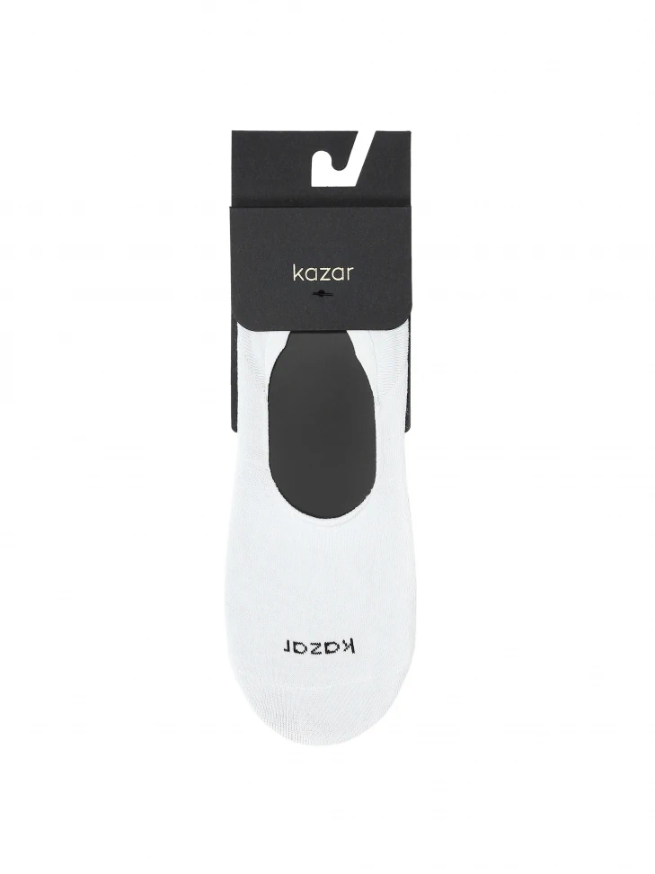 Kazar Ladies' White No-show Socks