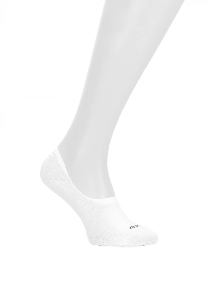 kazar Ladies' white no-show socks