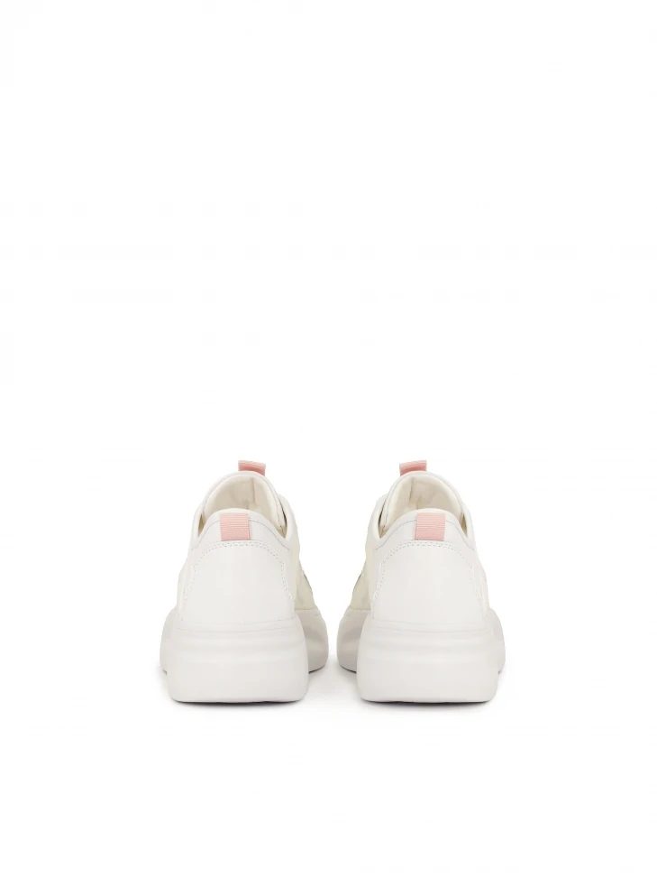 Kazar Ladies’ White Sporty Shoes On A Thick Sole