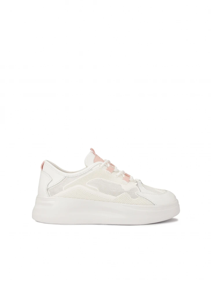 kazar Ladies’ white sporty shoes on a thick sole
