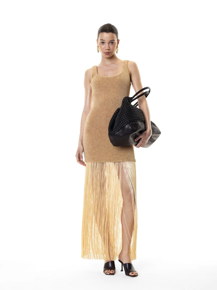 Kazar Large Handbag With A Striking Weave