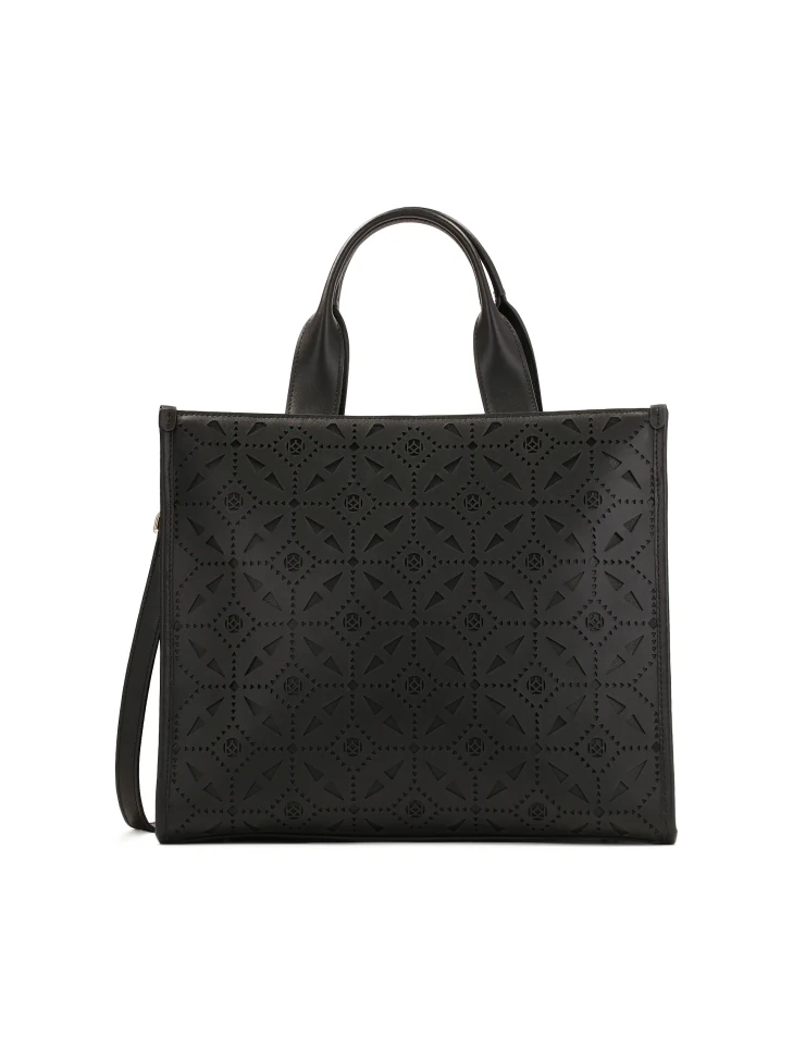 kazar Large handbag with openwork pattern