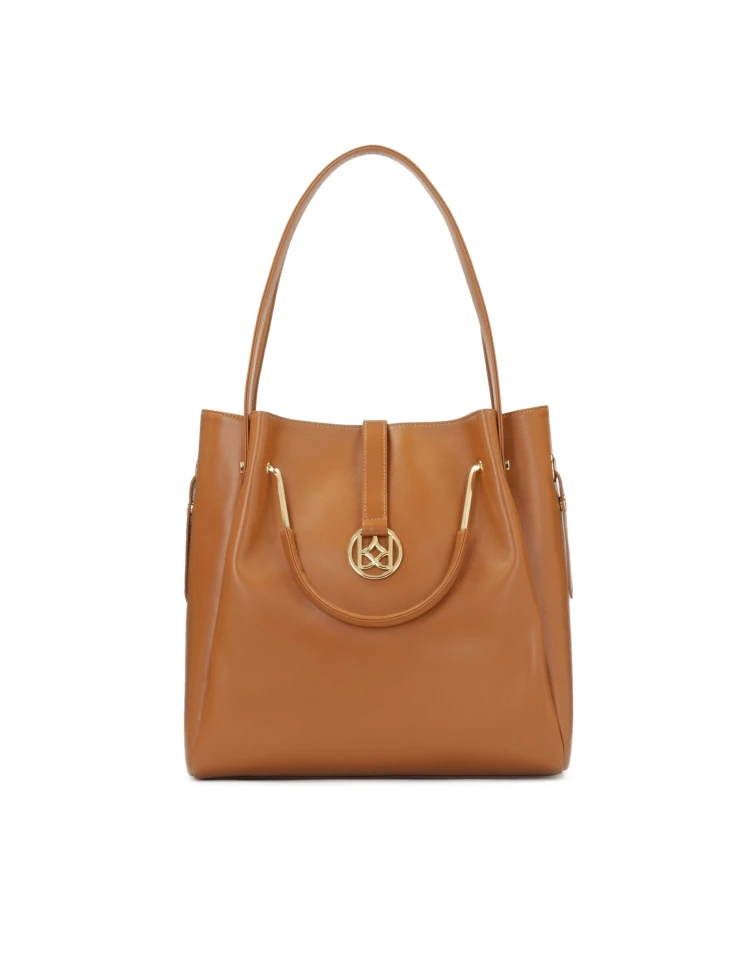 kazar Large leather handbag with double handles