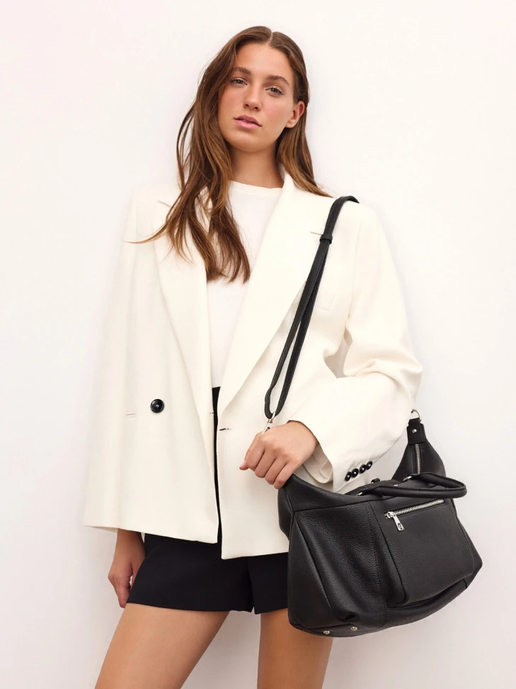 Kazar Large Leather Handbag With Handles