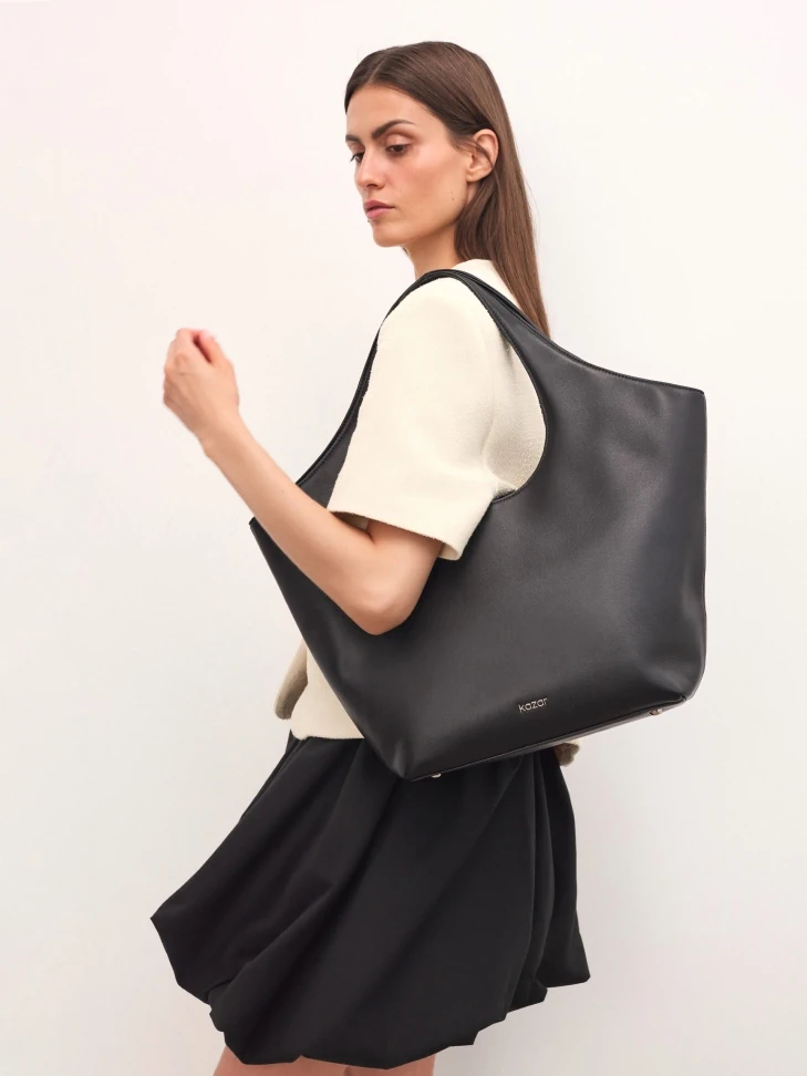 Kazar Large Leather Shoulder Bag
