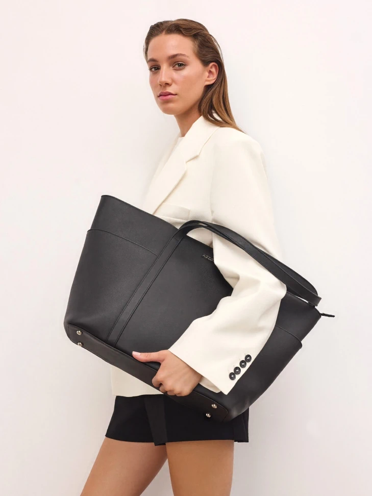 Kazar Large Leather Tote Bag