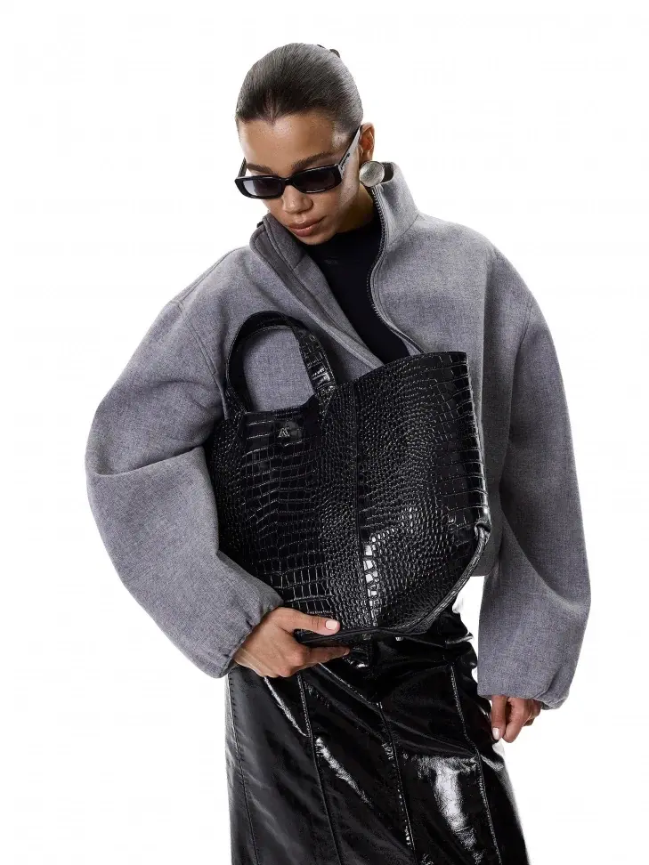 Kazar Large Leather Tote Bag