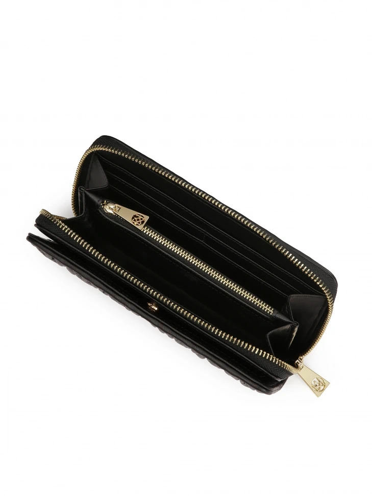 Kazar Large Leather Wallet With A Striking Crease