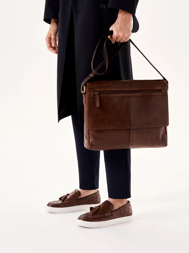 Kazar Large Men's Bag With Wide Strap