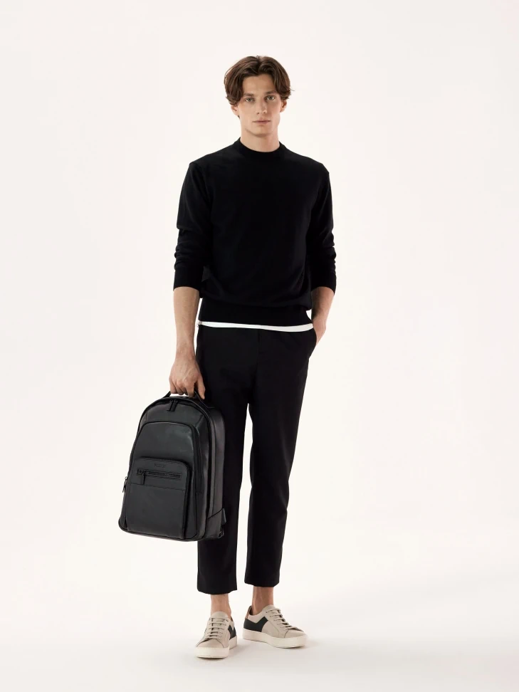 Kazar Large Men's Leather Backpack