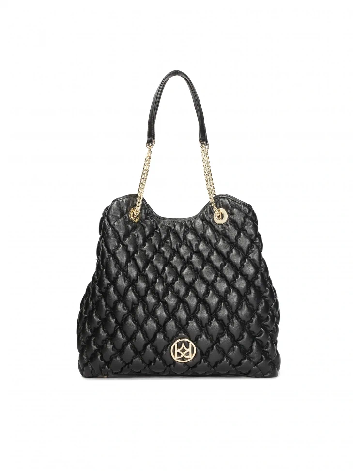 kazar Large quilted handbag with shoulder handles