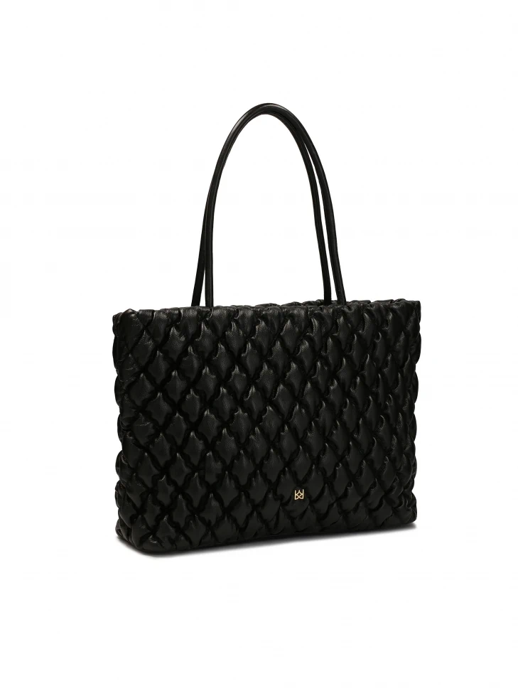 Kazar Large Quilted Shoulder Bag