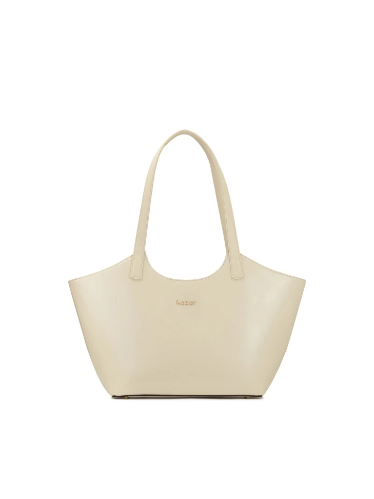 kazar Large shoulder bag with rigid construction